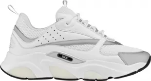 White & Silver B22 Sneakers