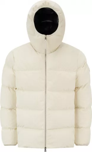 White Corduroy Daisen Down Jacket