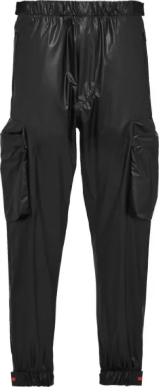 Black Light Nylon Cargo Trackpants