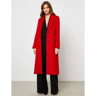 Notch Collar Single Breasted Riding Coat