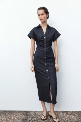 Z1975 Denim Midi Dress