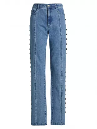 Shailene Studded Flare Jeans