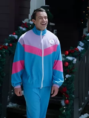 Merry Christmas, Ted Cooper! Robert Buckley Color-Block Tracksuit