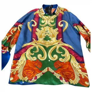 Blue & Green 'Renaissance' Shirt