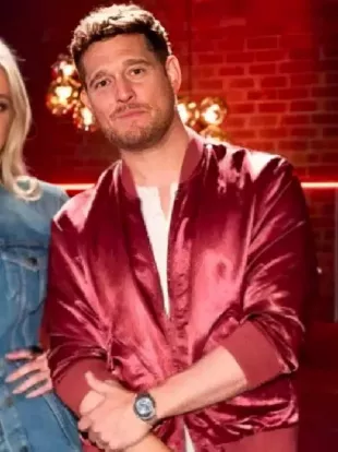 The Voice S28 Michael Buble Bomber Jacket