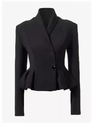 The Morning Show S04 Alex Levy Peplum Jacket