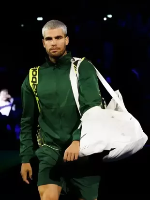 Rolex Paris Masters 2025 Carlos Alcaraz Green Jacket