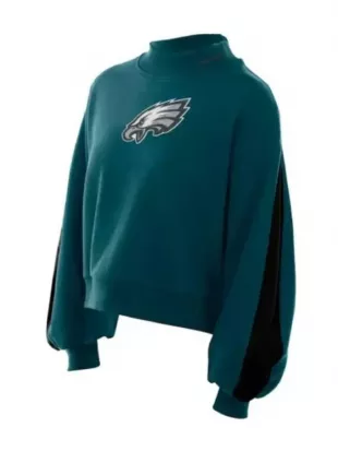 Eagles Mock Neck Sweatshirt