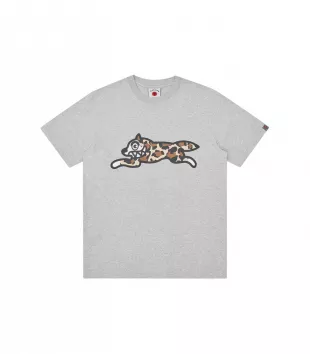 White & Beige Running Dog T Shirt