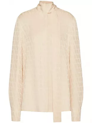 Toile Iconographe Silk Jacquard Blouse