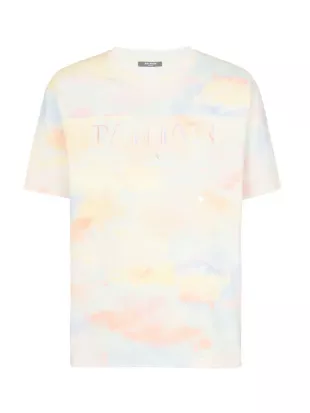 Clouds Tie Dye Logo T Shirt