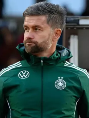 Michael Urbansky Germany v England 2025 Green Hoodie