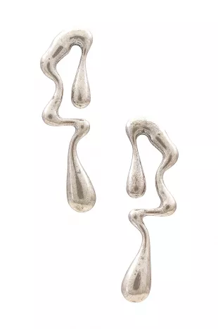 Silver Drop Earrings