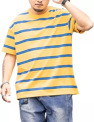 Oversized Border T Shirt