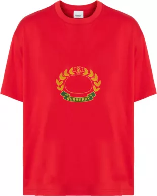 Red Laurel Crest T Shirt