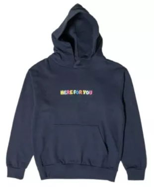 Navy Pullover Hoodie