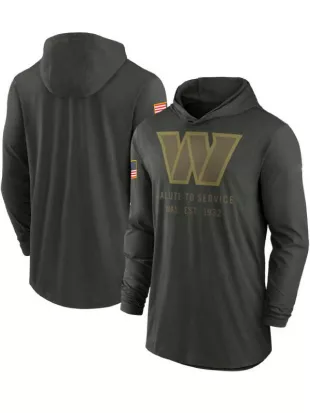 Washington Commanders 2025 Salute To Service Hooded Pullover