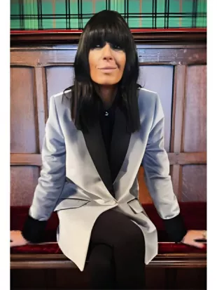 Celebrity Traitors 2025 Claudia Winkleman Belted Blazer