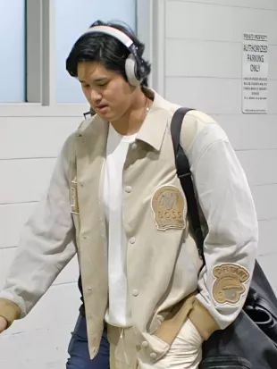 LA Dodgers Shohei Ohtani Varsity Jacket