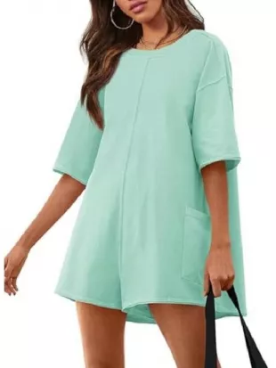 Baylen Out Loud S02 Baylen Dupree Green Playsuit