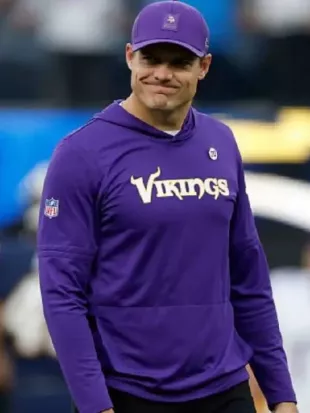 Kevin O’Connell Minnesota Vikings 2025 Purple Hoodie