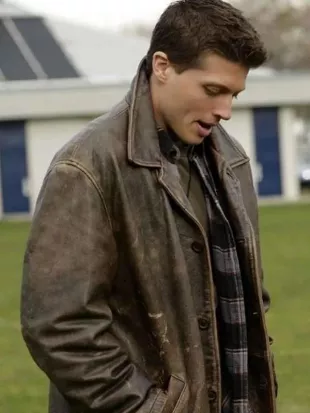 Supernatural Jensen Ackles Brown Leather Jacket