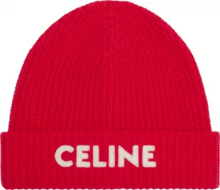 Red Logo Patch Beanie