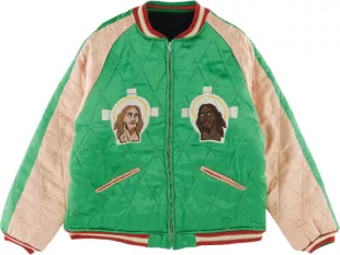 Green Jesus Head Jacket