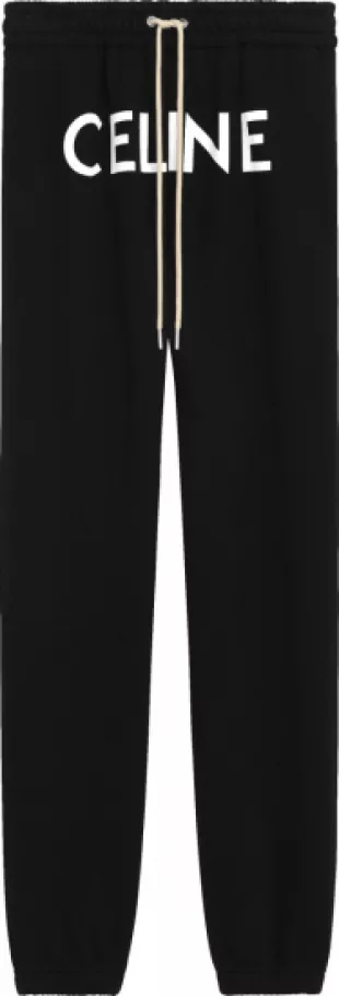 Black Front Logo Sweatpants