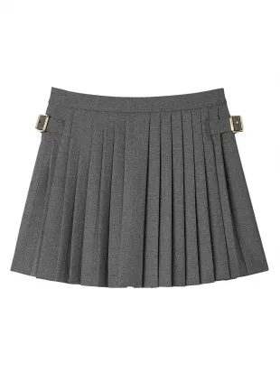 Pleated Mini Skirt