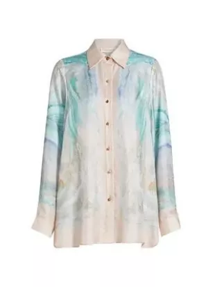 Illuminate Relaxed Button-Front Shirt
