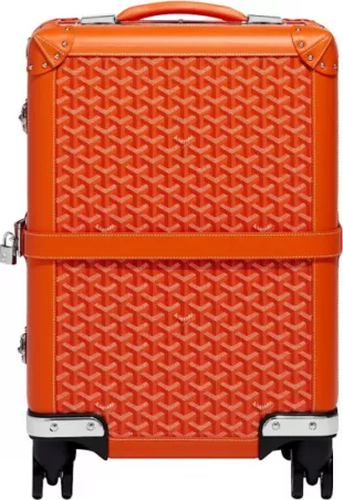 Orange Bourget PM Rolling Suitcase