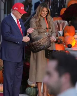 Melania Trump Annual Halloween 2025 Coat