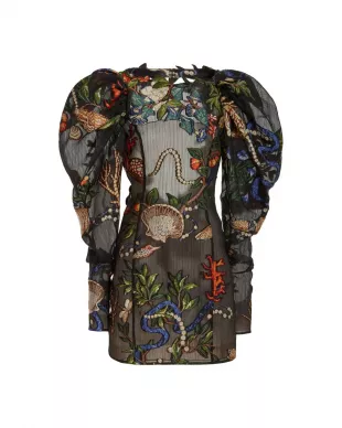 Pietra Dura Fil Coupé Mini Dress