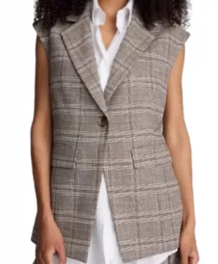 Plaid Vest