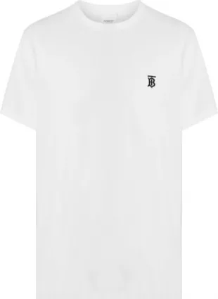 White Small TB Logo T Shirt