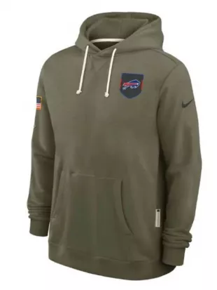 Buffalo Bills Olive 2025 Salute To Service Hoodie