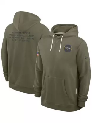 Baltimore Ravens 2025 Salute To Service Hoodie