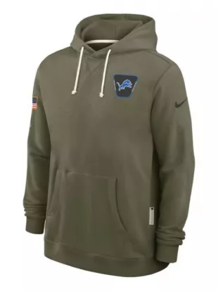 Detroit Lions 2025 Salute To Service Hoodie