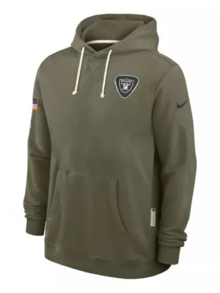 Las Vegas Raiders 2025 Salute To Service Hoodie