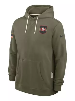 San Francisco 49ers 2025 Salute To Service Hoodie