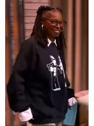 The View Whoopi Goldberg Ghost And Clown Sweatshirt