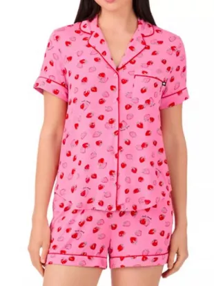 Elsbeth S3 Carrie Preston Strawberry Print Short Set