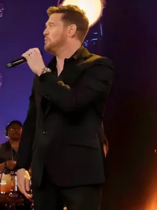 The Voice S28 Michael Buble Black Blazer