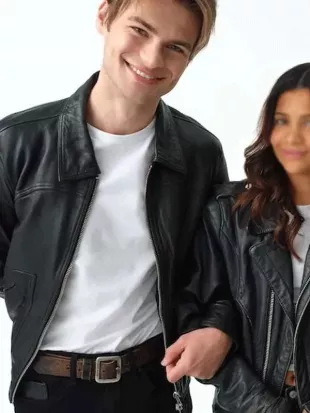 My Life with the Walter Boys Noah LaLonde Black Leather Jacket