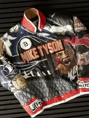 Iron Mike Tyson Leather Jacket