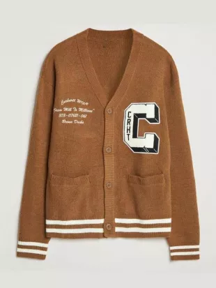 9-1-1 Season 9 Elijah M. Cooper Brown Cardigan