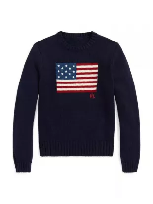 RHOC Shannon Beador Flag Sweater