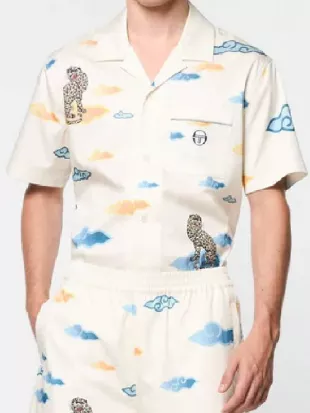 Crutch Calvin Butler Cheetah Print Shirt