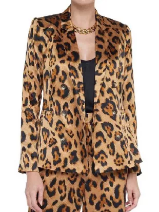 Crutch Tichina Arnold Leopard Blazer